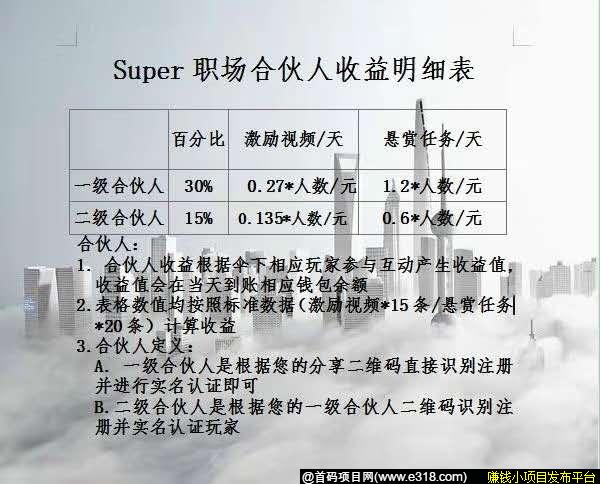 super职场（超级职场）首码预热
