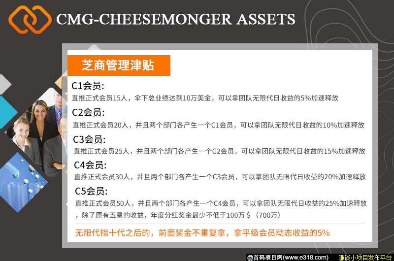 【CMG】全球顶级数字资产管理平台 Cheesemonger assets