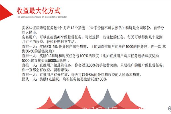 首码分红+悬赏+区块链 趣猫 0撸稳定项目首选