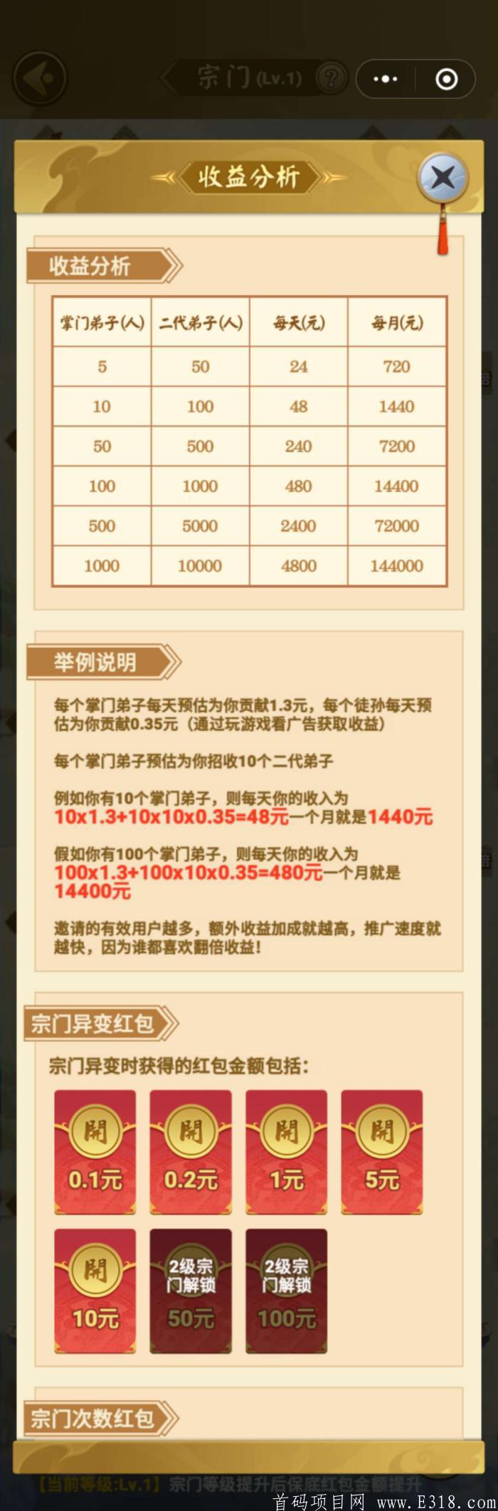 山海经变异微信微信小程序，轻松日入500以上！亲测稳定秒到账！来就送自动看广告！_首码项目网