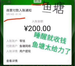 鱼塘app收益详解，零投资不推广日赚100+