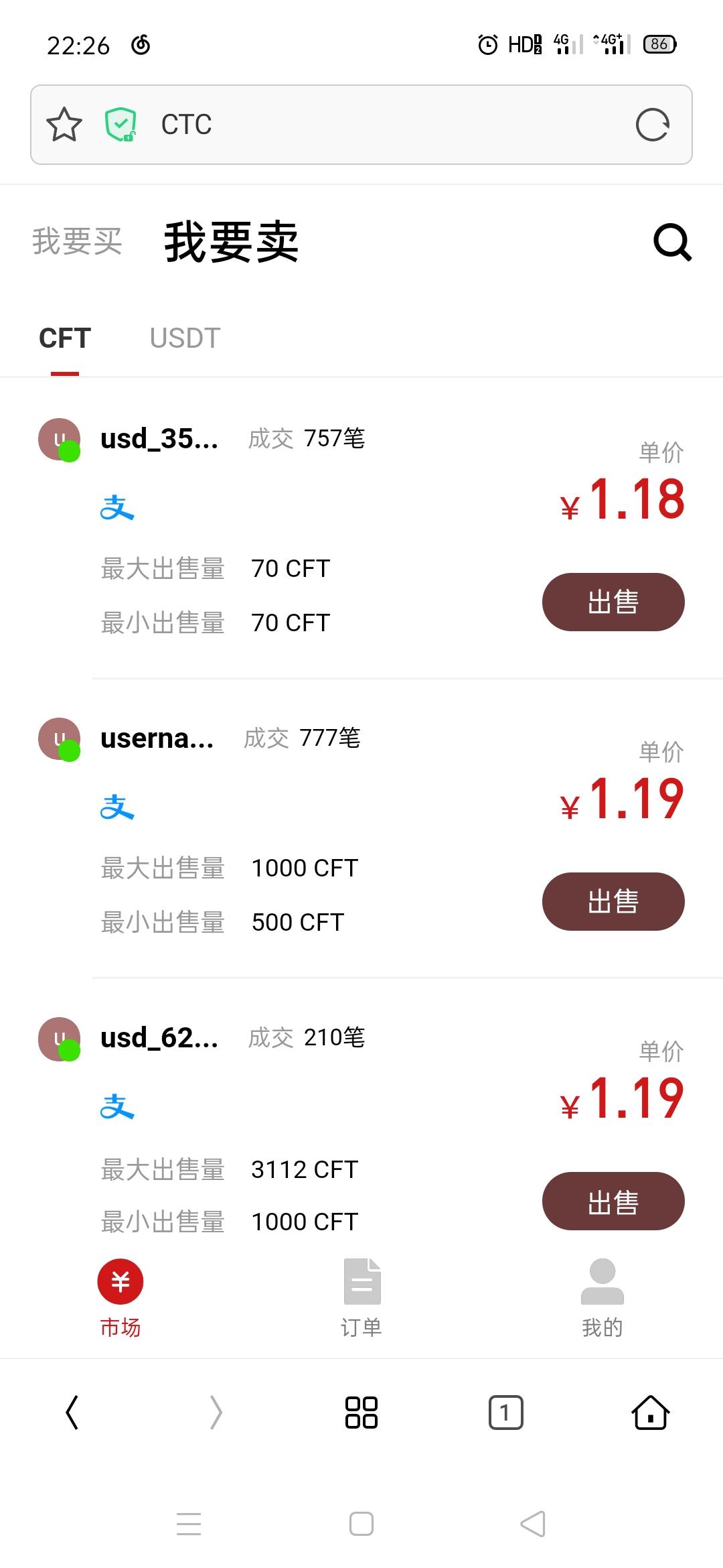 小蚂蚁CFT正在空投，注册并通过实名认证，获得一个**每日花一分钟领取4CFT，，等级联盟制度，团队化推广!