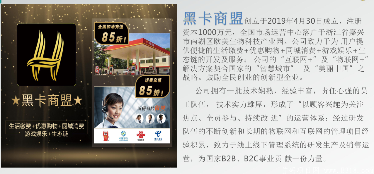 黑卡商盟长期项目 8月8上线，首码！对接各大团队，**扶持包吃肥肉！散户也兜底一星