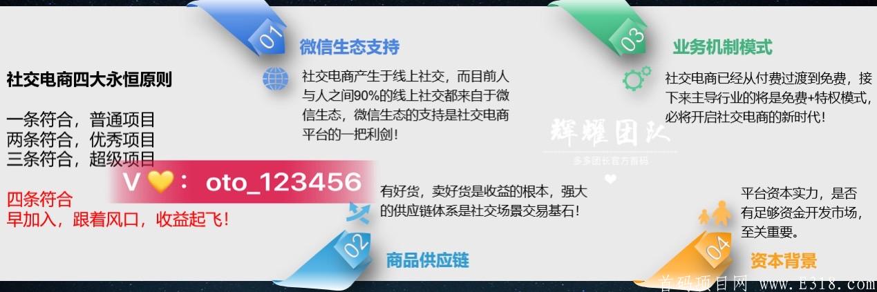某多多运营全新项目，千亿销售，千万补贴，全国首码