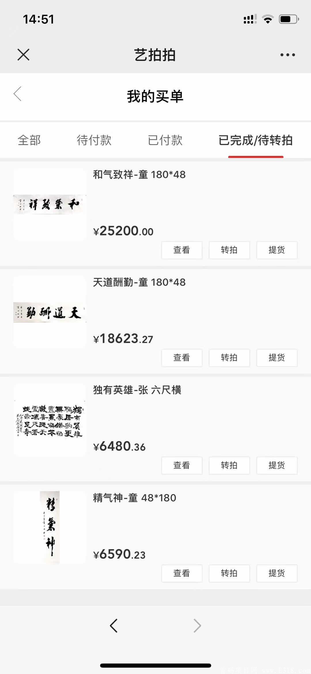 （艺拍拍）新拍卖平台，今天拍明天卖，日利润2%