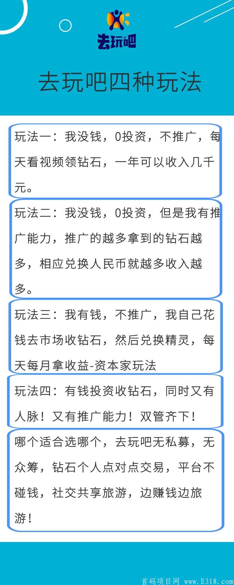 《去玩吧》内测版以上线正在内排！另招募团长高扶持