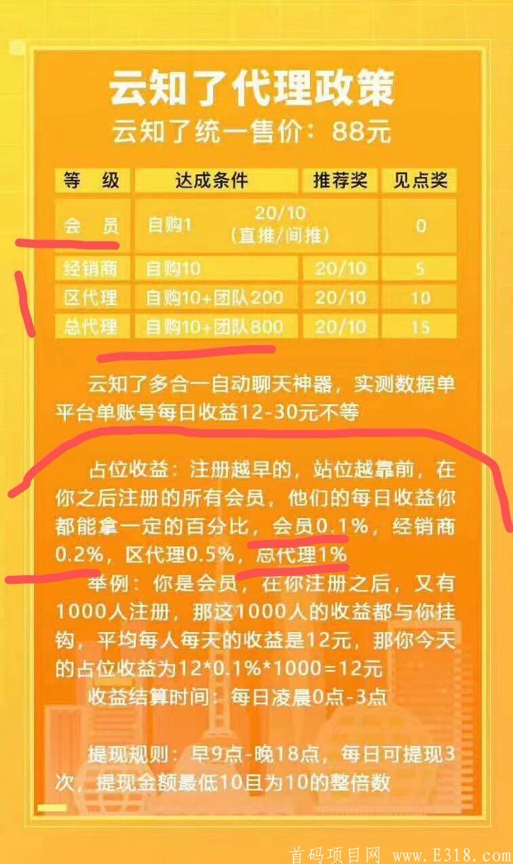 首码暴力项目。速度来赚房钱