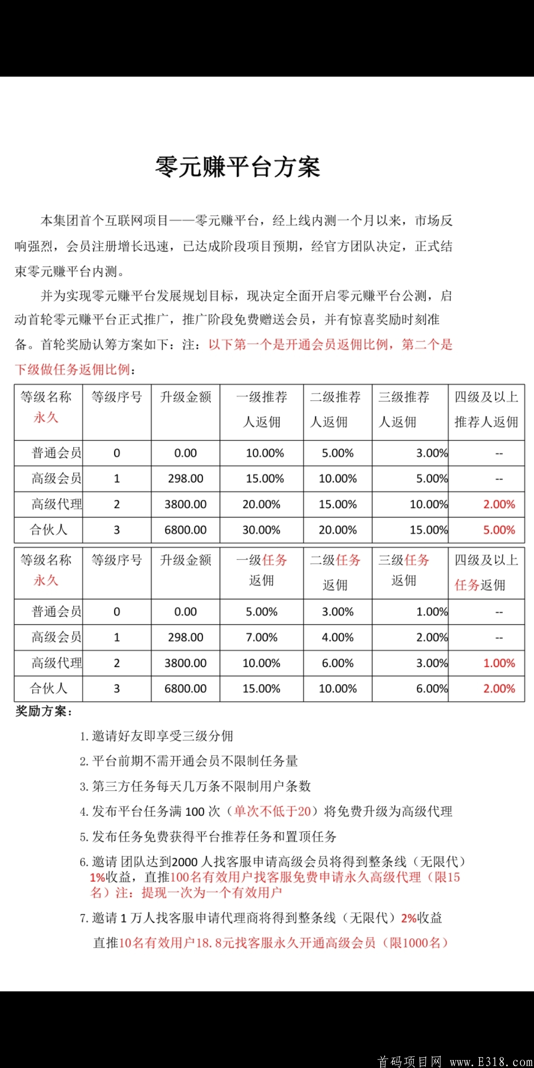 零元赚首码，悬赏**！ 