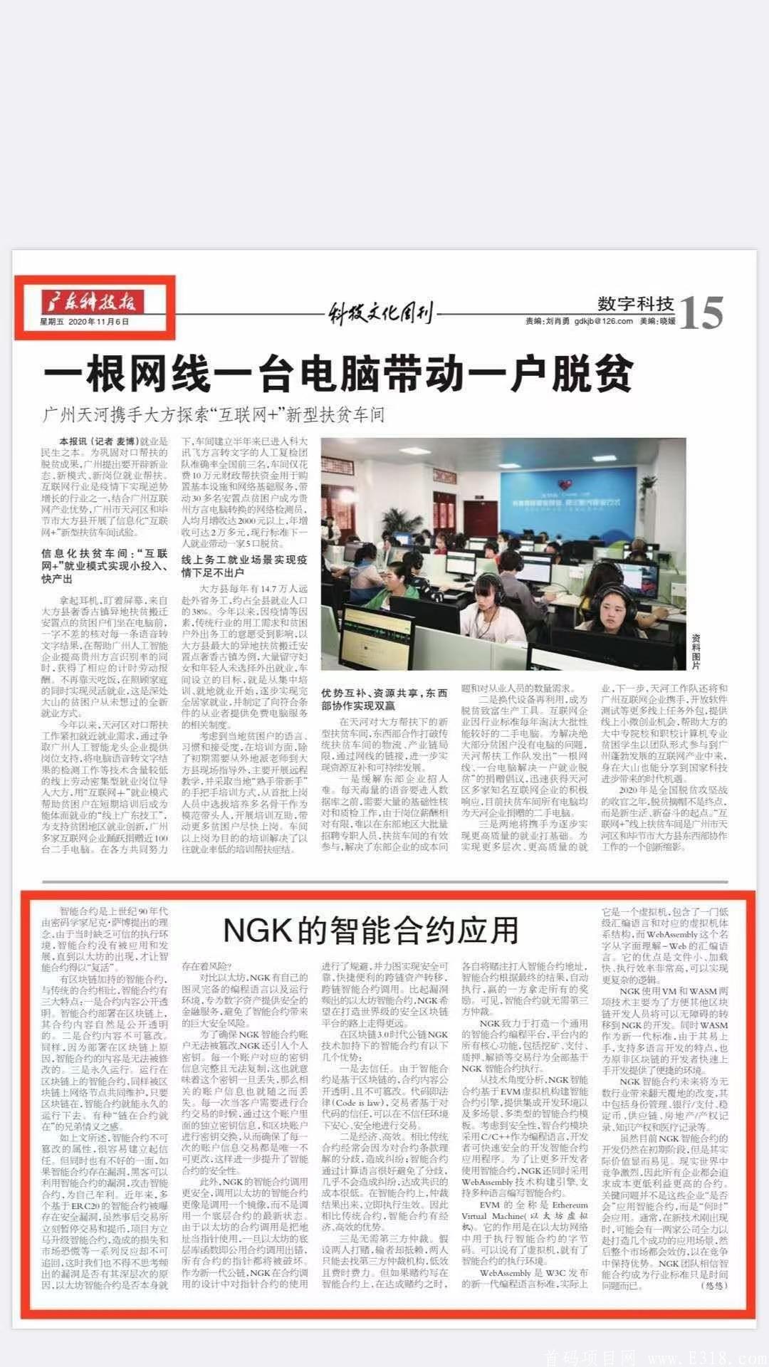 2020最火项目NGK公链
