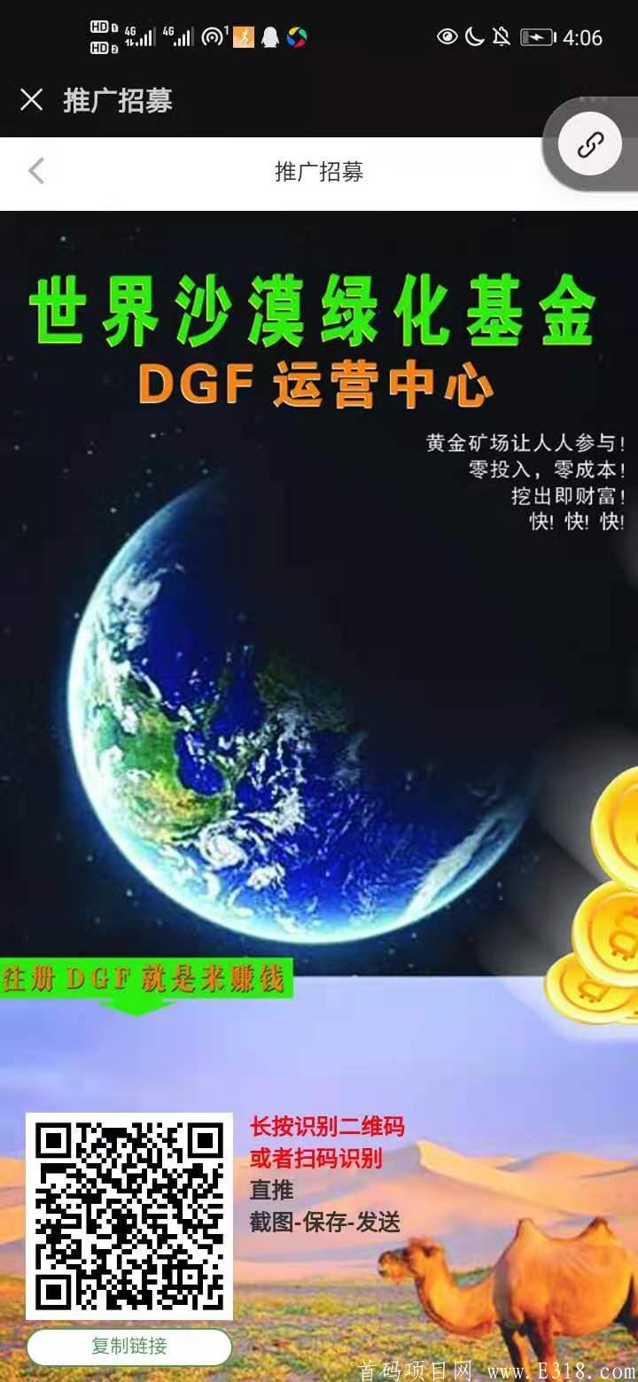 DGF稳定跨年吃肉项目，目前一币20，可以0撸，可推广！