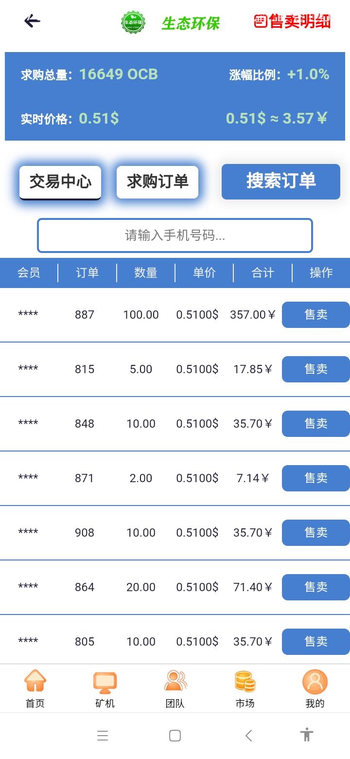 oce首码，交易无限制，10%手续费