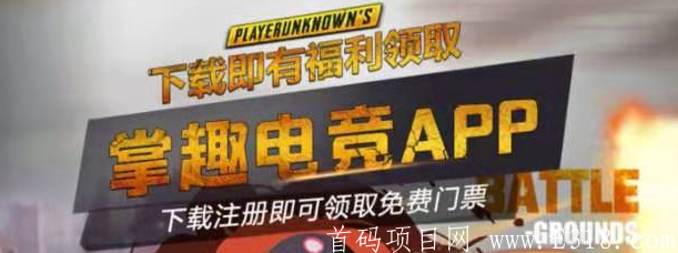 电竞赚钱项目：一局王者吃鸡赚4.5元，三级收益+无限代收益