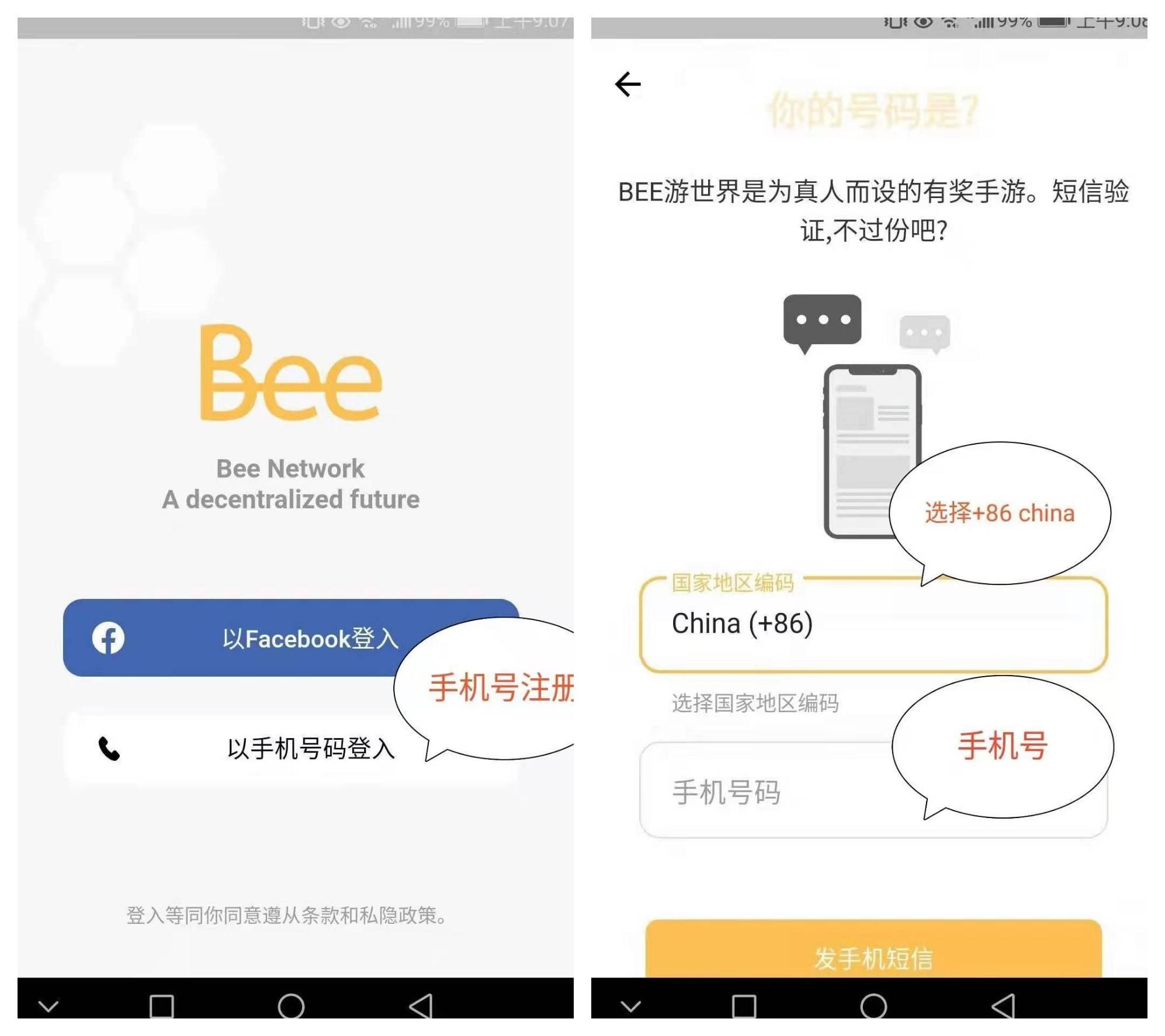 bee外国挖kuang，价格等于pi币