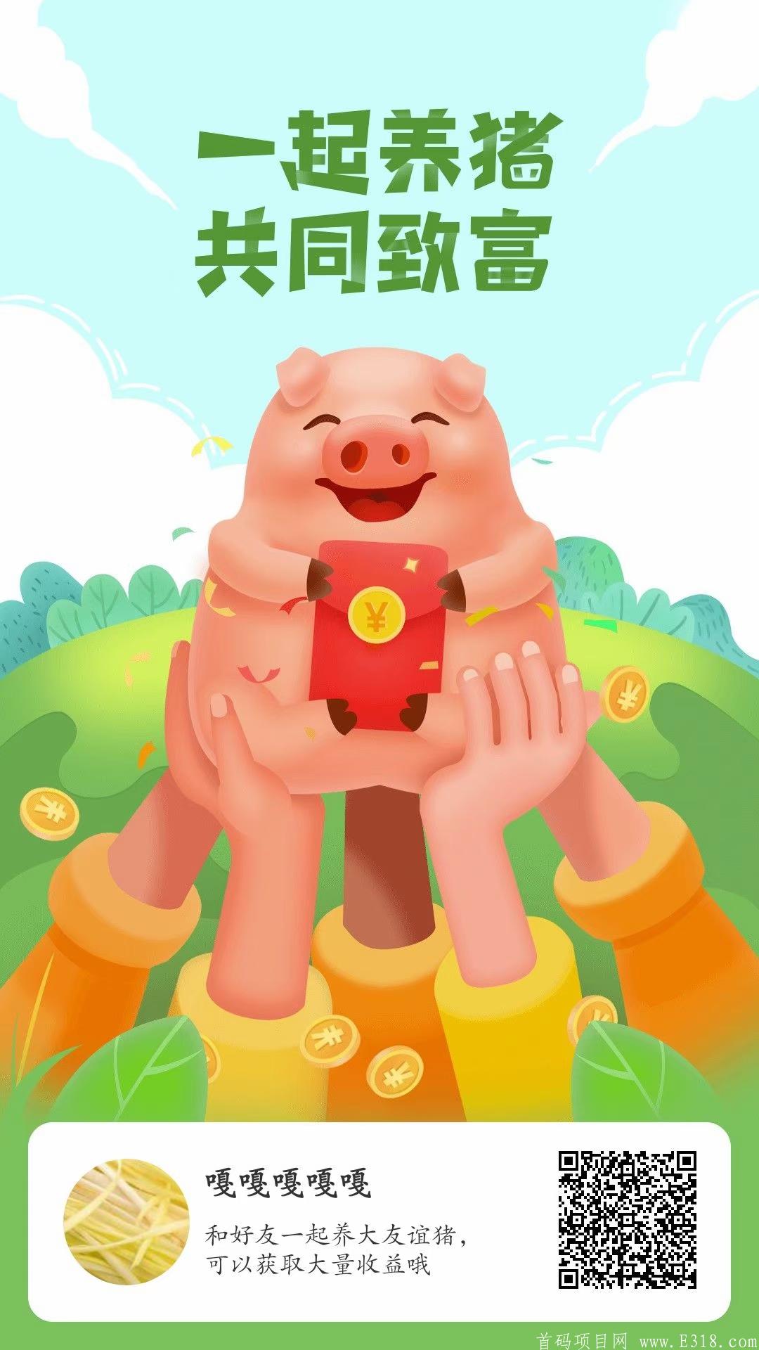 一起来养猪，自带脚本上班挂机下班收钱！