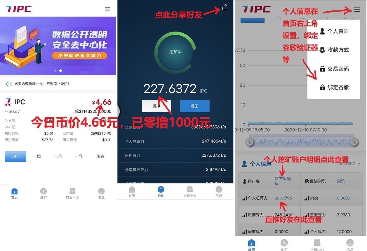 已零撸1800元！公链项目！注册认证送永久算力，实力定义挖kuang即捡钱！