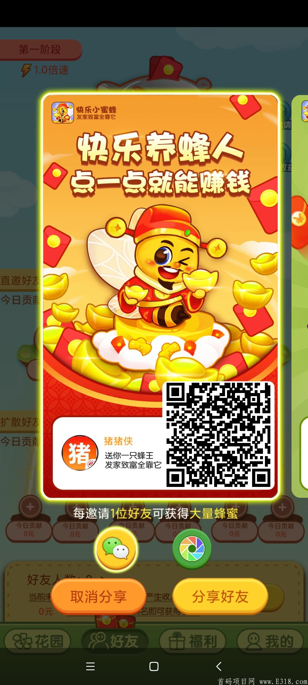 首码快乐的小蜜蜂，今年必撸项目