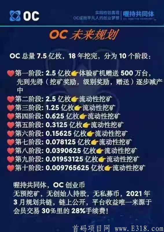 oc创业链，已稳定运行5个月，扶持5元，限20名