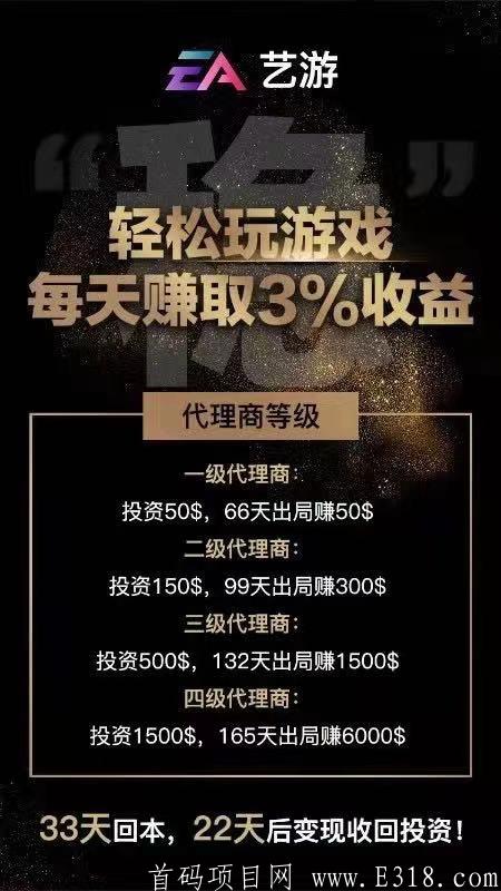 艺游赚钱核心，3月国际大盘，和雅视一样 