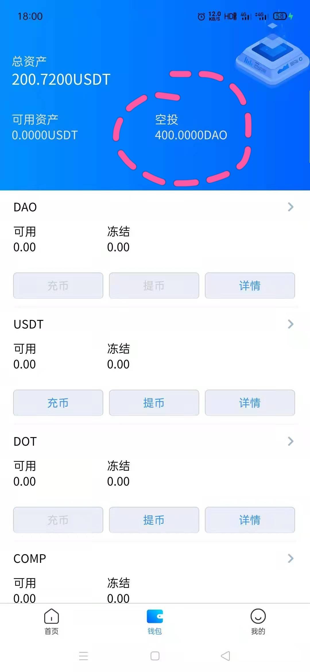 波卡空投400DAO币
