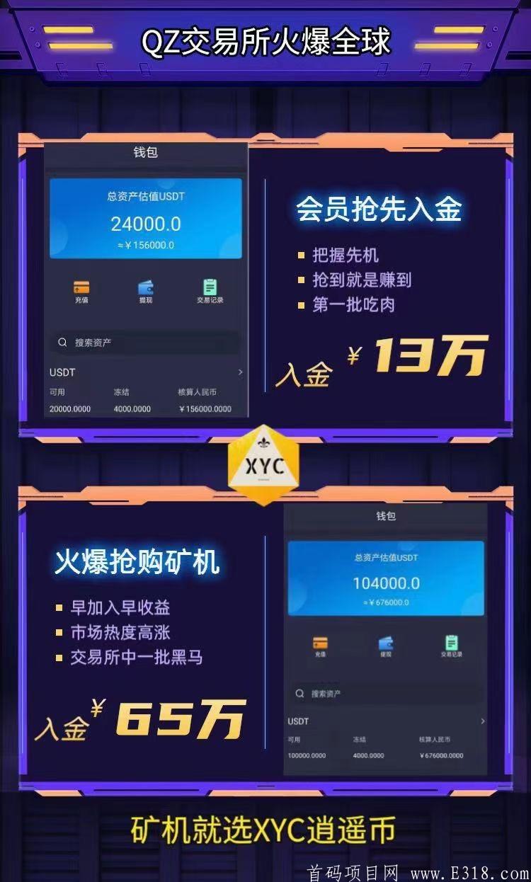 全球QZ交易所＋最豪维基解密组织设立＋O撸项目＋送kuang机＋4000USDT价值2.6万元