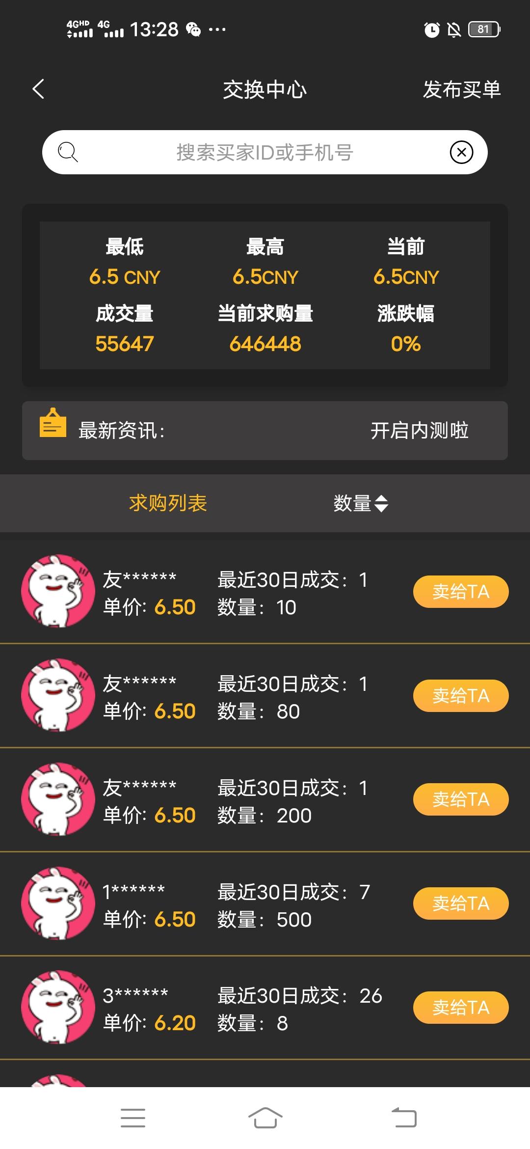 酷乐世界,又涨了昨天6.2今天6.5每天涨3毛
