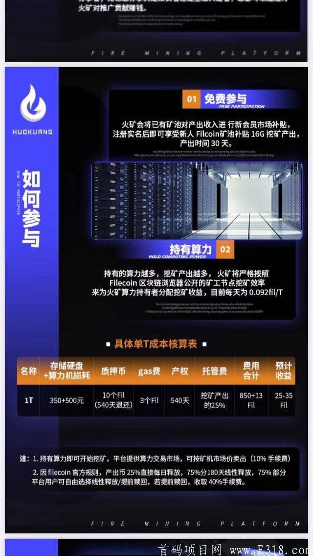 2021明星项目，火矿交易所，挖FiL币，全网首码预热，内排大区，送你万人团队