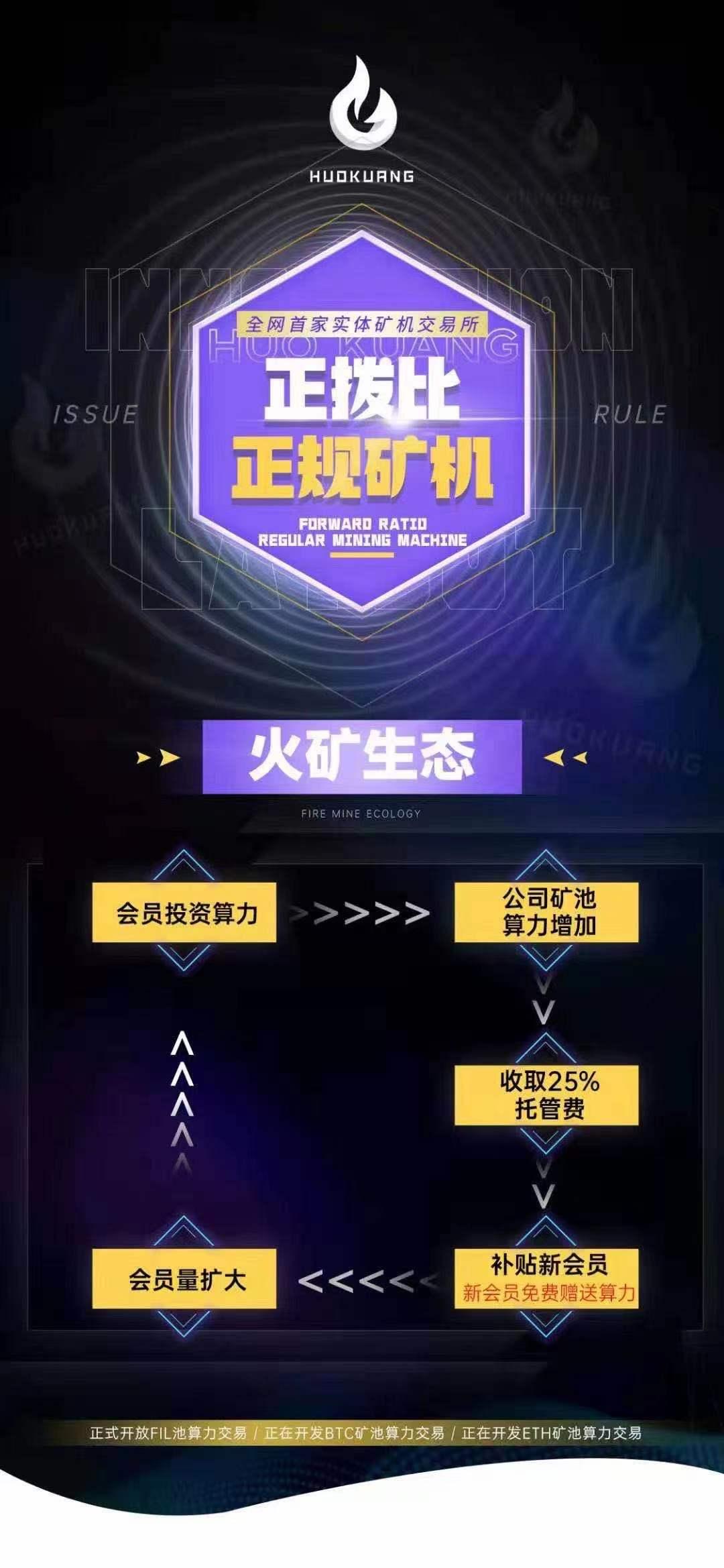 首码招募合伙人，火矿交易所，排线送你两星团队