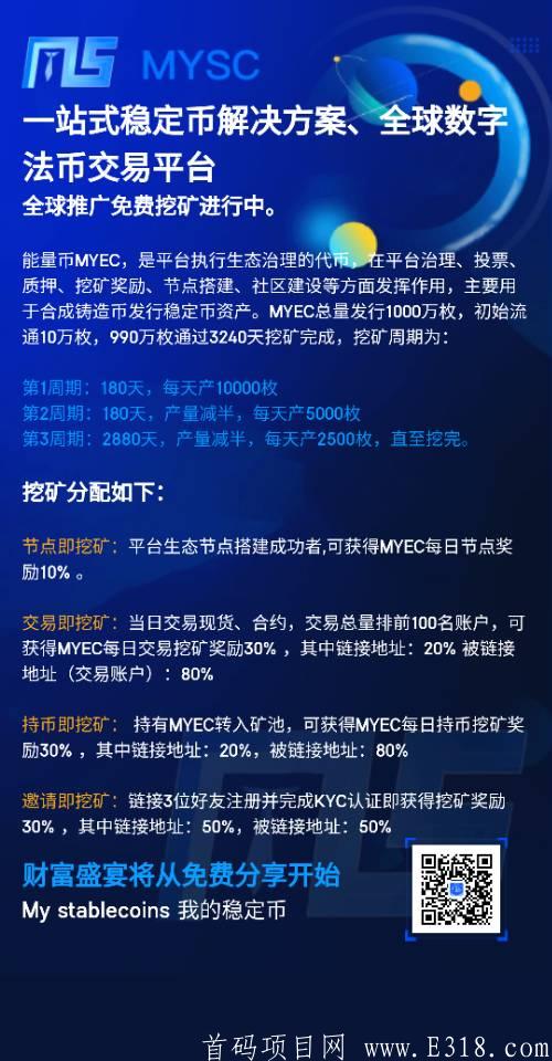 MYSC挖kuang怎么样?靠谱吗?