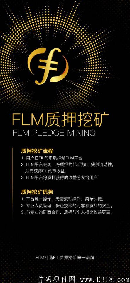 FLM质押挖kuangFIL，长期稳定，filecoin基金会投资500万FIL给FLM平台