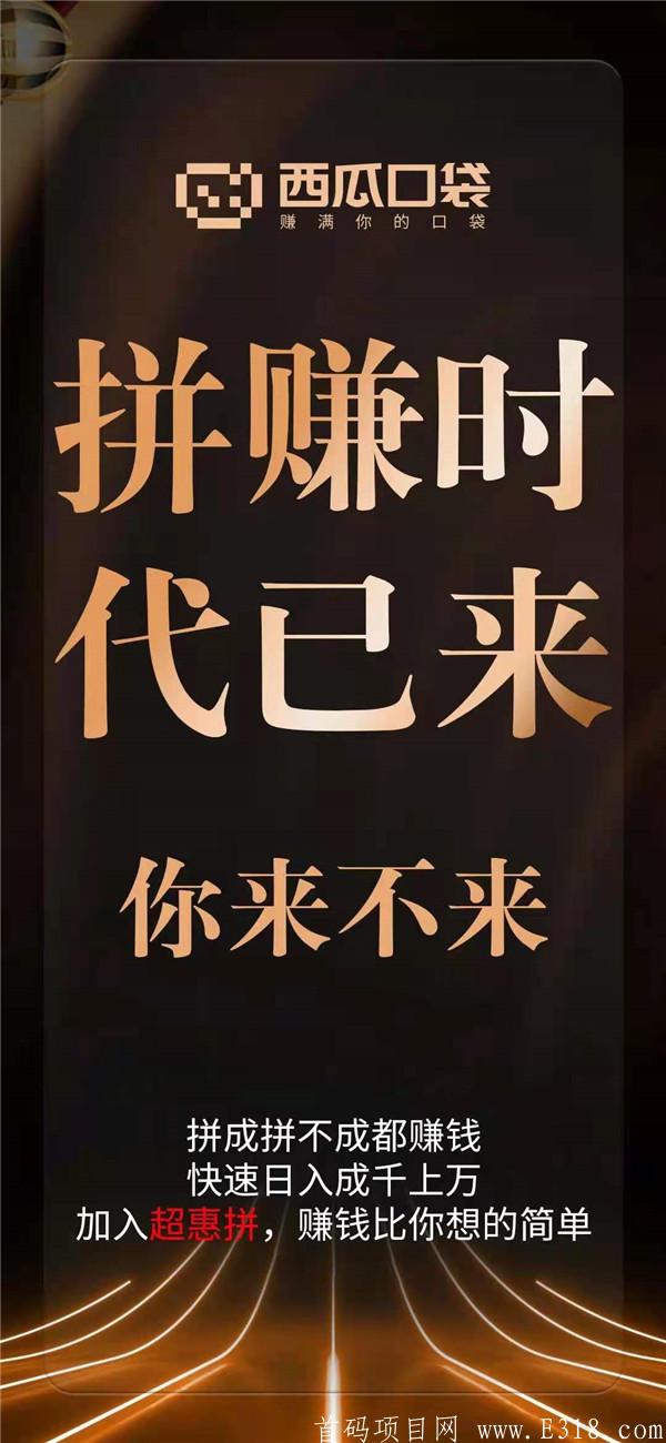西瓜口袋超惠拼拼团是什么,西瓜口袋超惠拼到底靠谱吗?