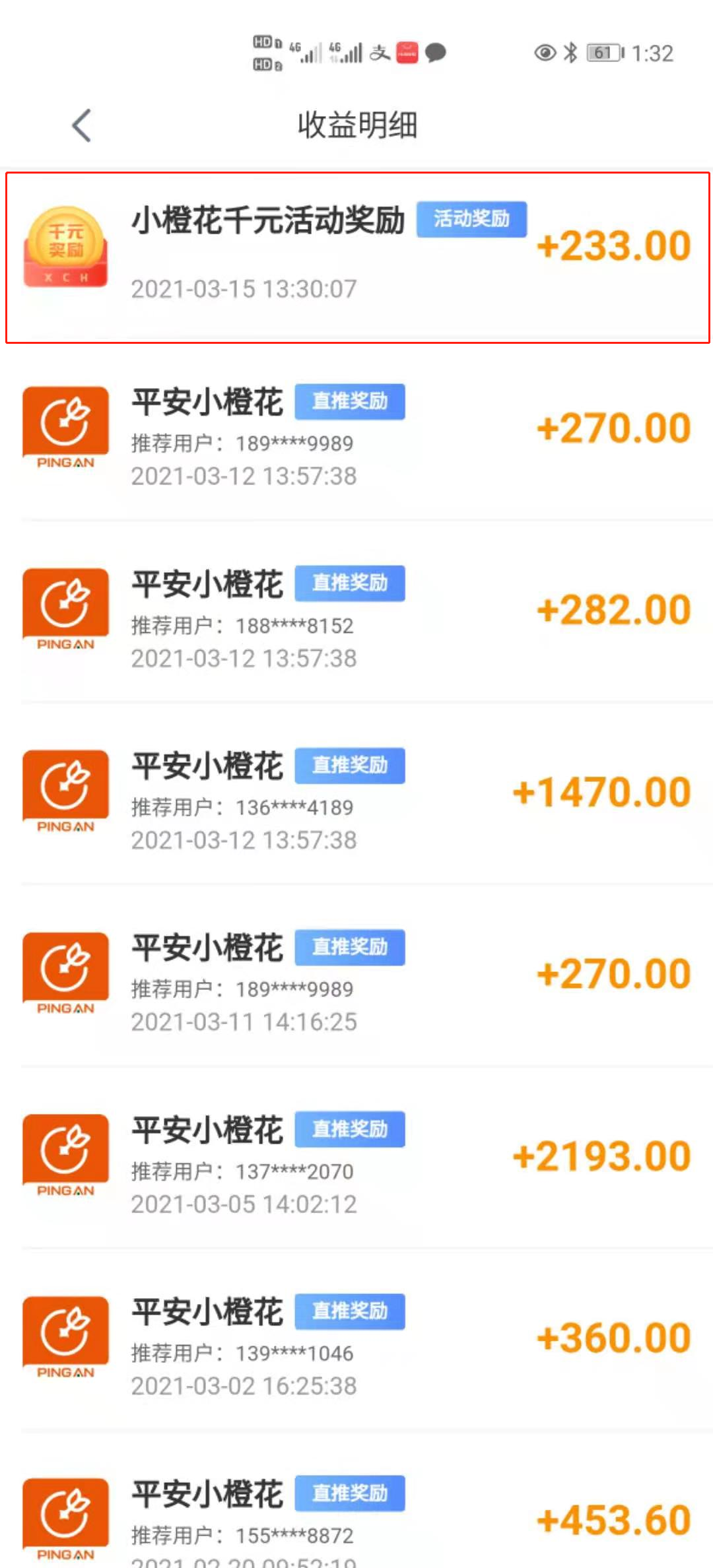 派金花，稳定收入，三级返佣