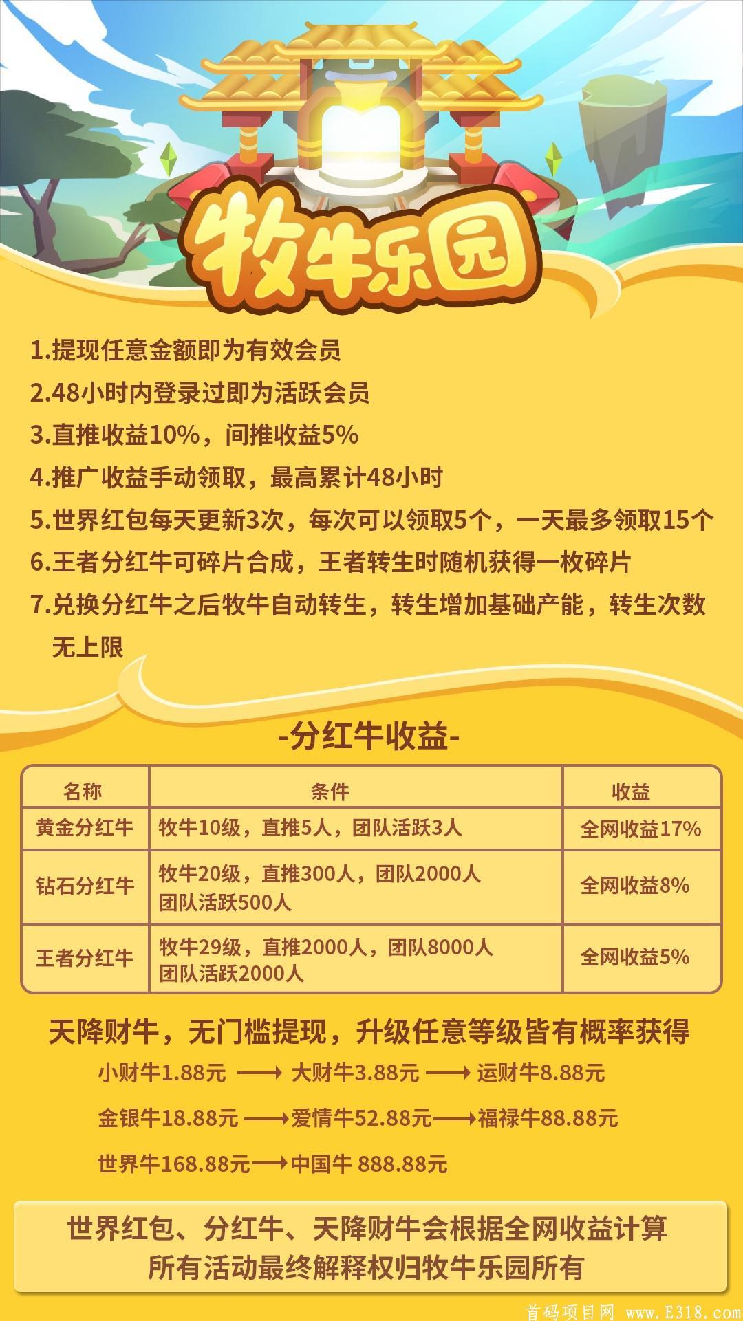 牧牛乐园首码预热