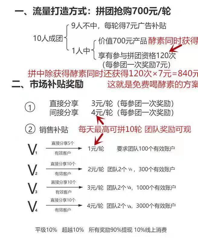千宝荷终身一次投资拼团免费喝酵素