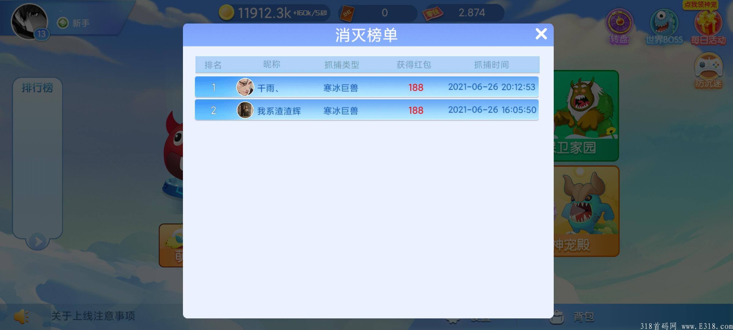 大公司首码