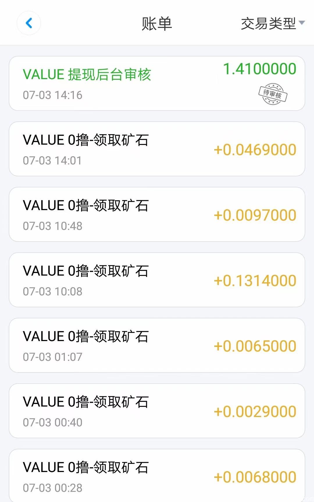 vchat已经开放交易，一币70元，实名认证并开启挖kuang。就赠送10算力，还每天增加10算力，即第二天就是20算力；一直赠送30天，直到30天就有300算力。