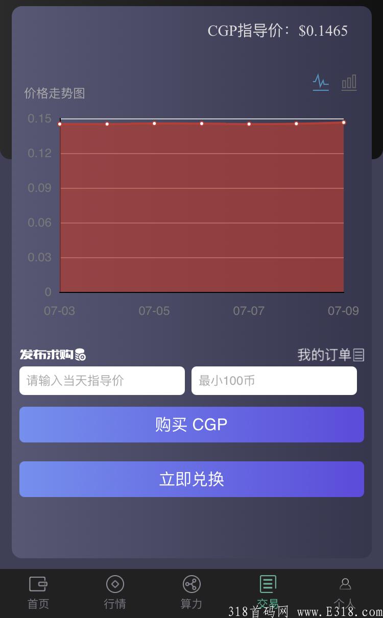 CGPay Pro钱包挖kuang教程注册赠送15CGP币，每天签到得6CGP币
