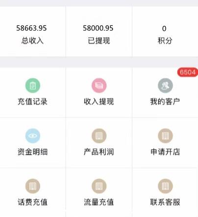 话费刚需项目 人人要充话费 店长二级收入 一级100 二级60 三年实体公司