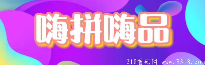 嗨拼嗨品，首码刚出，无泡沫，提现秒到账，首码对接全网团队长
