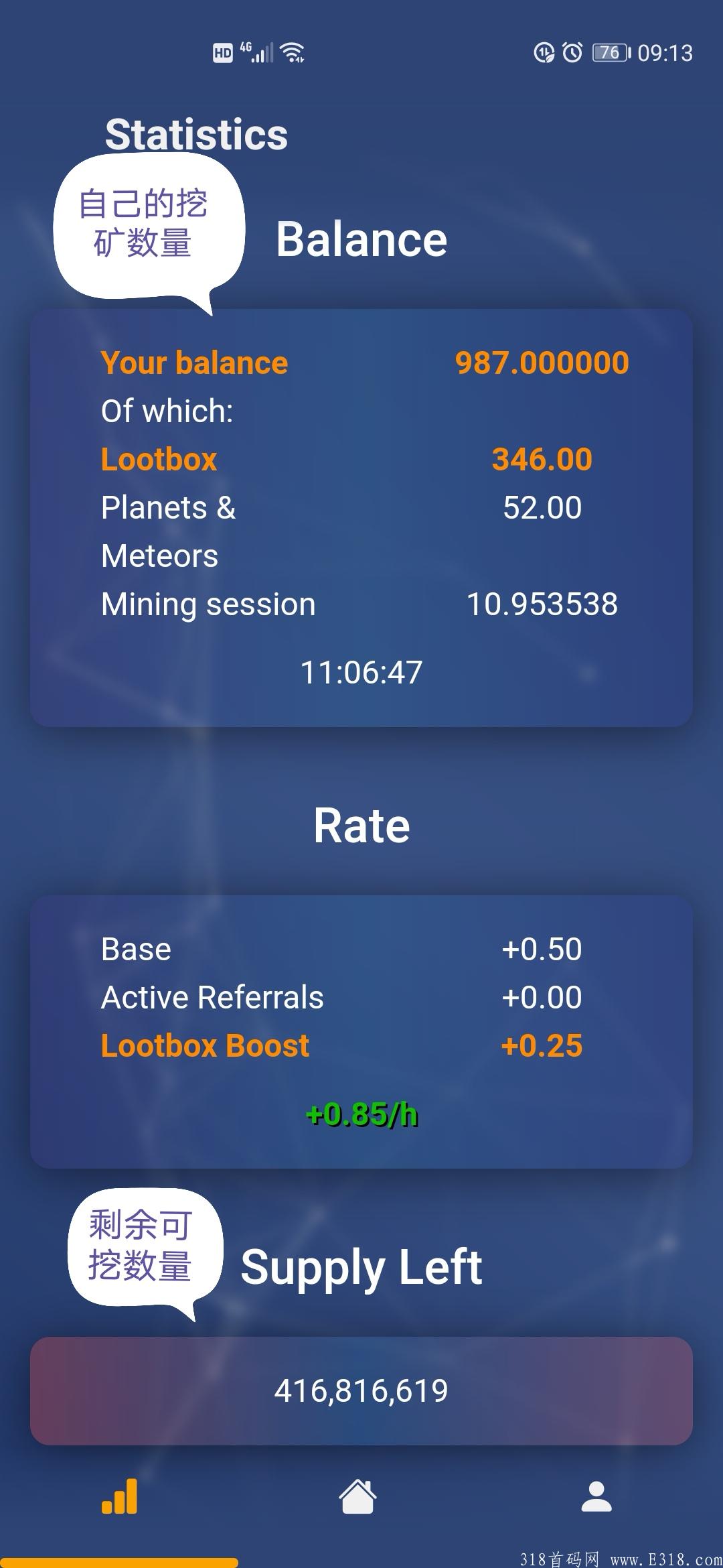 Screenshot_20210723_091306_com.alphanetwork.alphaminer_edit_501601005995856.jpg Alpha Network,国外4月新出项目,PI模式,免费挖kuang