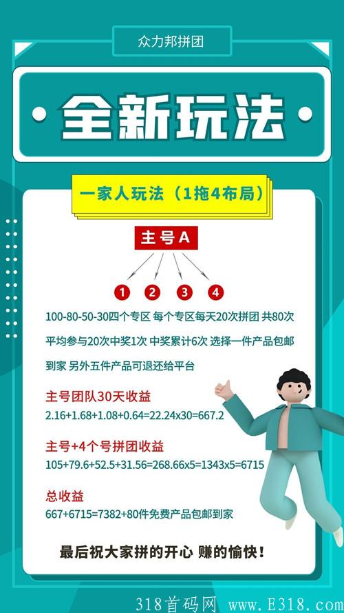众力邦拼团,**扶持组长150,大公司老平台靠谱