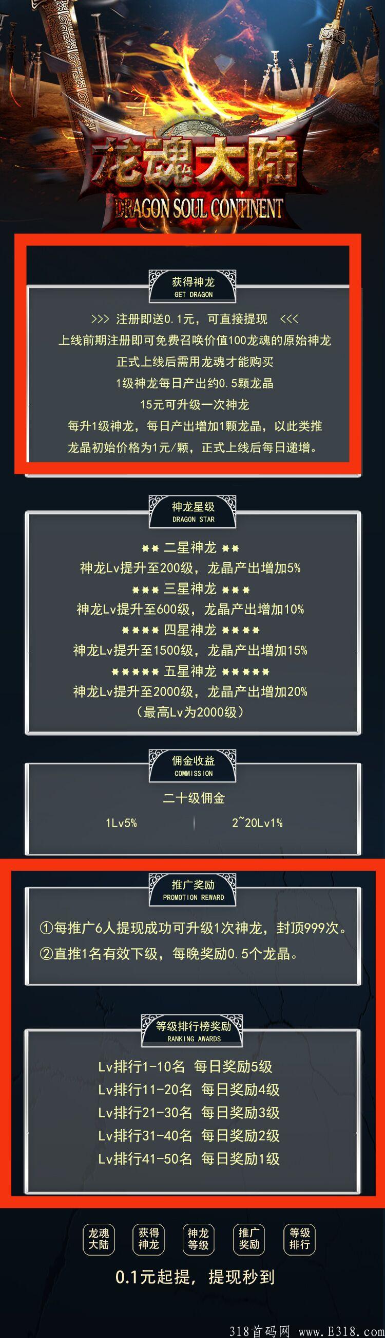8-7首码刚出！超级零撸，日入过千龙魂大陆