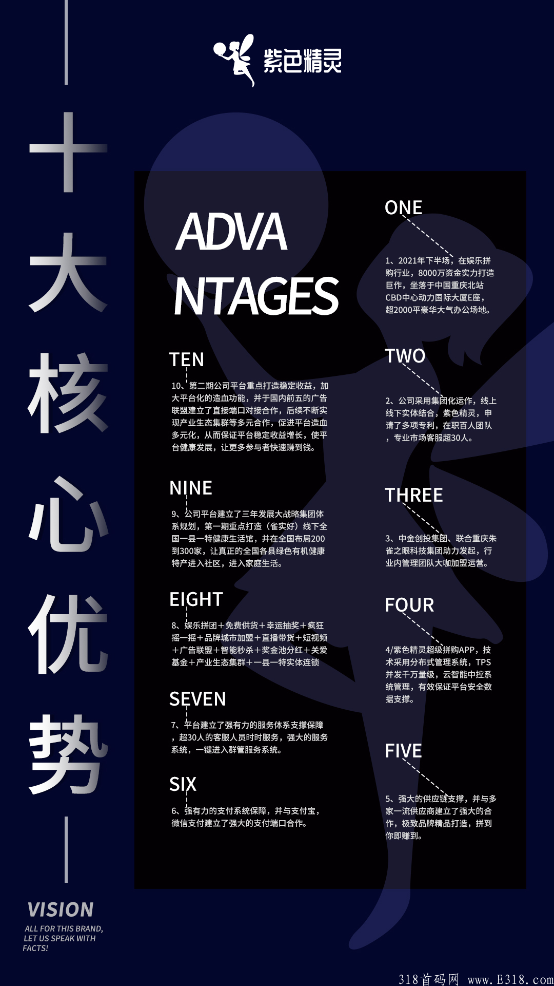 紫色精灵，新项目拼团