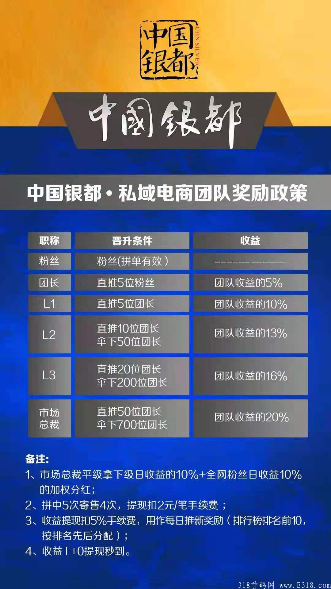 中国银都首码，收益T0，火热上线，内排等级L3