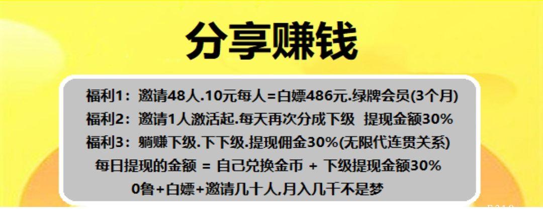 排名赚:每天零撸一元，无限代下级30％收益，稳定到账