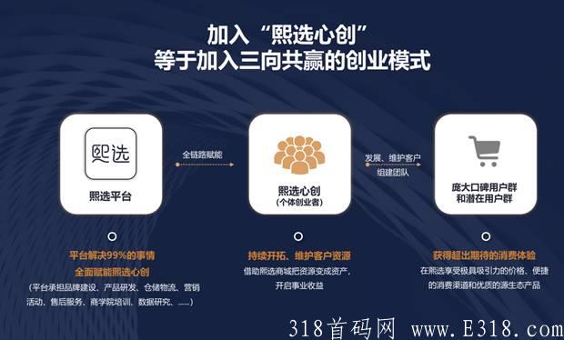 熙选商城  熙选首码  全网对接团队长
