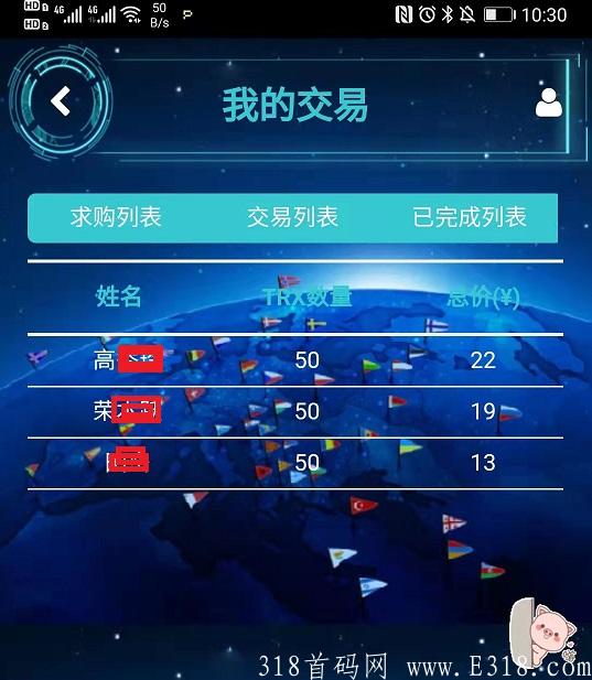 TRX -不复投直接卖，7日42元，注册送10万个，每日10个，币价0.82元，有变现截图