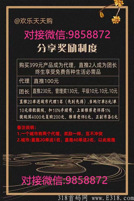 欢乐天天购模式