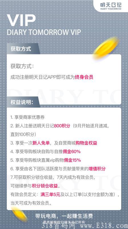 明天日记怎样成为合伙人和运营商？晋升即扶持188！