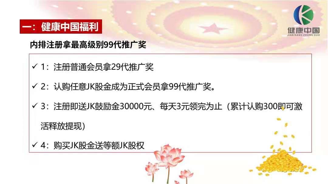 中国健康，上线了，格局跨年项目，全网对接团队长！
