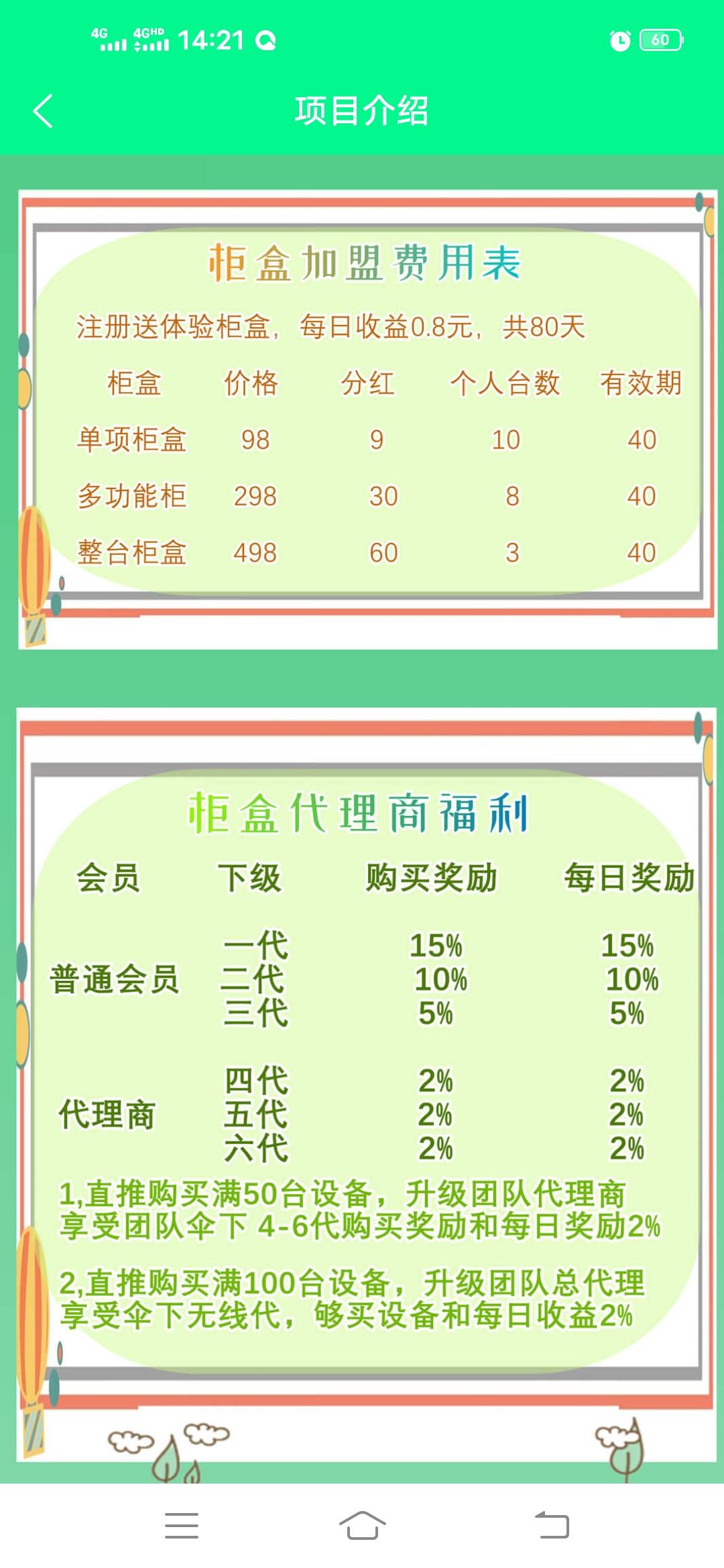 【社区柜盒】首码注册送64柜盒，每天0.8，速度上车吃肉